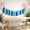Blue#81, variant on Rwvbm Multicolor Paper Tassel Garland Banners, 5 Color Options Party Streamers for Birthday, Baby Shower, Wedding Decorations, DIY with 2M Rope