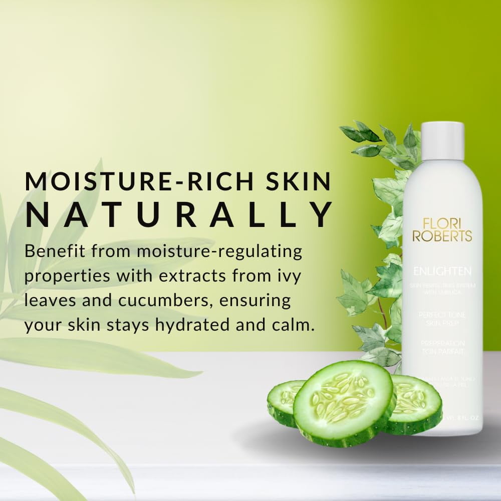 Flori Roberts Perfect Tone Skin Prep - Hydrating Face Toner - Perfect Deep Cleansing Skin 8fl oz.
