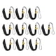 thumbnail image 4 of 10 piezas de cordones de honor con borlas para birrete de graduación, ideal para el día de la graduación, toga y diploma académico. negro, 4 of 9