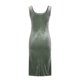 thumbnail image 3 of Vestidos Para Mujer Vestido de Deslizamiento Temperamento Elegante de Punto Split Trendyable Erógeno Collar de Una Palabra Slim Tube Top Sin Mangas Midi Falda Odeerbi ODB186584, 3 of 6