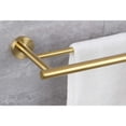 thumbnail image 3 of 23.6" Brushed Gold Stainless Steel Towel Bar - Modern Wall Mounted Rack for Bathroom, Kitchen, Laundry Room - Anti-Rust, Easy Install, Sleek Design, 3 of 6