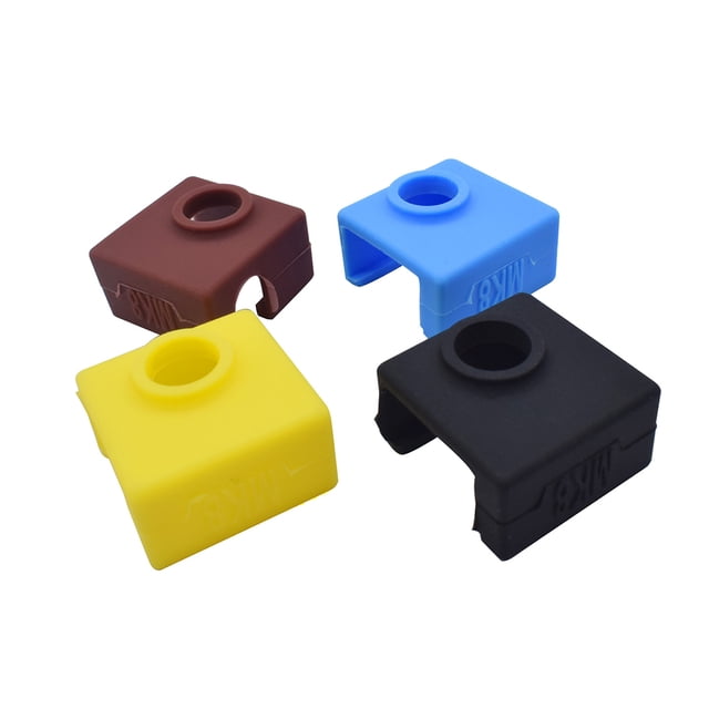 Injueey Impresora 3D para V5/V6 funda protectora de calcetín de silicona para bloque calentador MK8/MK10/MK9 manga de silicona extremo caliente Type6 NO6