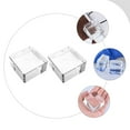 thumbnail image 4 of OULII 2Pcs Crystal Sphere Holder with Trapezoidal Base for Wedding and Christmas, 4 of 8