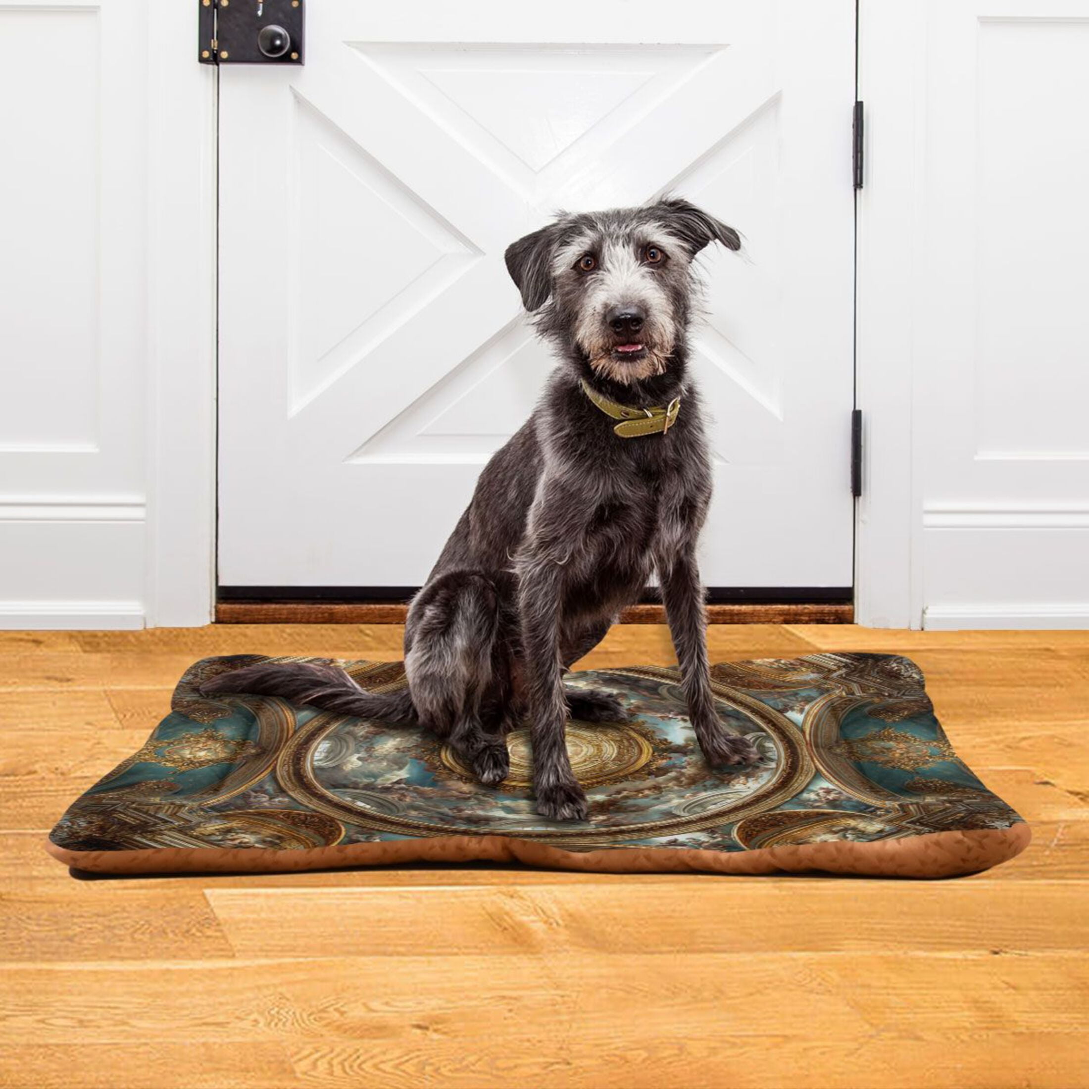 Cozy Mat Pet Bed Indoor Outdoor Warm Soft For Cat Dog Puppy(S/M) Angels and Clouds