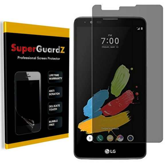 For LG Stylo 2 V (Verizon) - SuperGuardZ Privacy Anti-Spy Screen Protector, Anti-Scratch, Anti-Bubble, Anti-Fingerprint