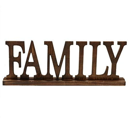 Barnyard Designs Family Sign Table Decor Rustic Farmhouse