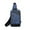 Blue, variant on VANLOFE Crossbody Bag Chest Bag Shoulder Backpack With Charging Hole for Men and Women