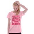 thumbnail image 4 of Together Tougher Than Breast Cancer Womens Fitted Plus Size Graphic Tee Brisco Brands 3X, 4 of 5
