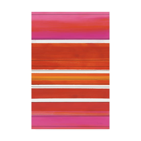 Trademark Fine Art 'Some Like it Hot Stripes' Canvas Art by Piper Rhue