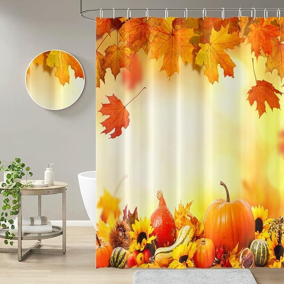 Farmhouse Shower Curtain, Wood Stripe Lines Shower Curtain Set 72x72inches Barn Door Fabric Waterproof Shower Curtains for Bathroom Stall RV with Hooks