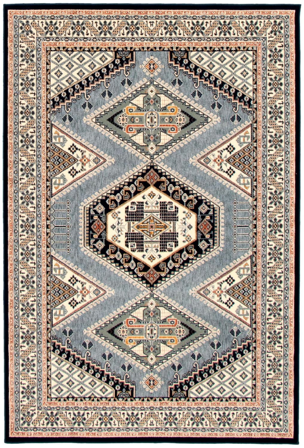 Tapis ECARPET Qashqai Bleu