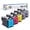 CMYKK, variant on MADE IN USA TONER Compatible Replacement for Sharp MX-C30NTBA, MX-C250F, C300P, C300W, C301W, C303W, C304W, C305W, C306W Black, 1 Cartridge
