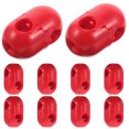 thumbnail image 1 of DEEPCRAFF Aire de Jeux pour Enfants 10 Pcs Boucles de Filet d'Escalade en Plastique Rouges pour Connexion, 1 of 6