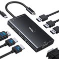 thumbnail image 1 of Estación de acoplamiento HODO USB C 8 en 1 para Dell HP con 3 monitores, 1 of 9
