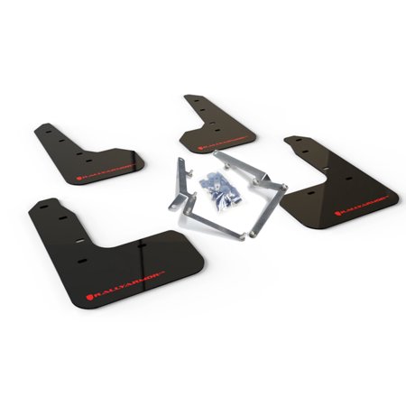 Rally Armor for 17-19 Honda Civic Sport Touring UR Black Mud Flap w/ Red Logo