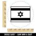 thumbnail image 2 of Israel Flag Self-Inking Rubber Stamp Ink Stamper - Blue Ink - Large 1-1/2 Inch, 2 of 7