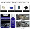 thumbnail image 3 of Car Headlight Restoration Set Fluid Repair Kit Plastic Light Polish Cleaner, 3 of 4