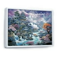 thumbnail image 2 of Designart "Asian Art Mystic Horizon II" Asian Floater Framed Wall Art Print, 2 of 7
