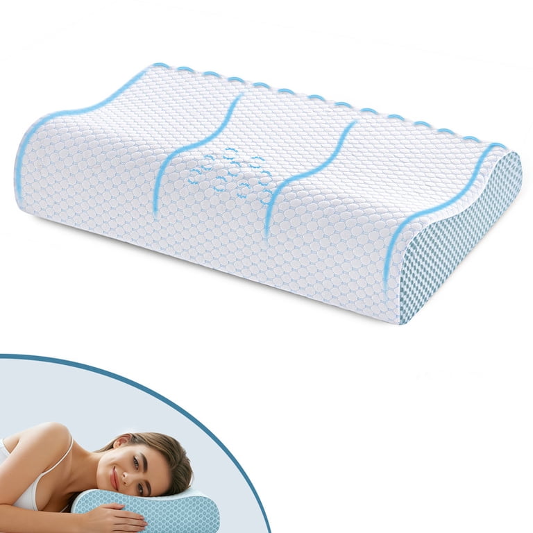 Vccoem Cervical Memory Foam Contour Neck Pillow photo 1