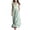 *Green, variant on ClodeEU Women's V Neck Half Button Striped Sleeveless Maxi Dress with Pockets,Casual Loose A-Line Summer Swing Dress Black,Women's Plus L