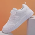 thumbnail image 6 of enyan Sneakers Girls Running Shoes Lightweight Sport Running Shoes for Girls (Toddler/Little Kid/Big Kid) White,2.5, 6 of 7