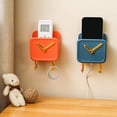 thumbnail image 3 of Soporte de caja de almacenamiento multifuncional Matsuzay montado en la pared Naranja, 3 of 6