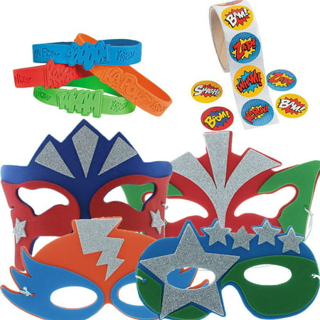 Super Hero Party Favor Supply Pack