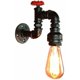thumbnail image 1 of Aplique de pared tipo loft NQ lámpara de araña de hierro negra retro con tubo de agua industrial, 1 of 4