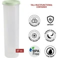 thumbnail image 4 of SIGNORA WARE Tall Spaghetti Pasta Storage Container 37 oz Airtight Leakproof Green, 4 of 6