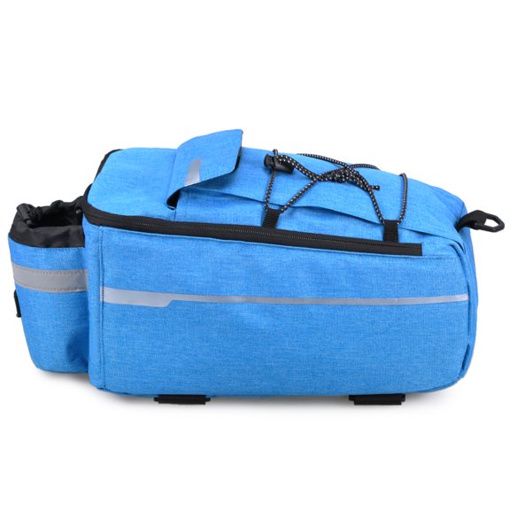Bike Trunk Cooler Bag Insulated Rear Rack Storage Reflective For Safe Riding Night Cycling