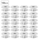 thumbnail image 1 of Gonnely Bobbin-100pcs Bobina de aluminio vacío para piezas de máquina de coser plana, 1 of 11