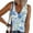 Light Blue tank tops, variant on Wycnly Tank Top for Women Tank Tops Plus Size Button up Slim Knitted Ribbed Tank Tops Cute Floral Print Sleeveless Tee Shirts Girls Sleeveless Shirt