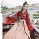 thumbnail image 2 of Hanfu Han Element estilo chino antiguo dinastía Ming mejora ropa tradicional mujer vestido asiático chica Gules abrigo falda, 2 of 5