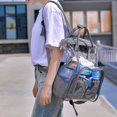 thumbnail image 3 of LSLJS Beach Bag Transparent Tote Bag Waterproof Sand Free Crystal PVC Clear Heavy Duty Bag Makeup Bag Stadium Approved For School Concerts Sports Events Beach Seaside Swimming Pool Summer on Clearance, 3 of 4
