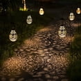thumbnail image 4 of FloreceBien - Luces solares colgantes para exteriores, estilo bohemio, LED, flores, impermeables, decorativas, de metal, para porche, jardín y exterior, 4 of 8