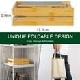 thumbnail image 4 of Bandeja para bañera BAMBUROBA, plegable, de bambú, ampliable, 4 of 8