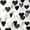 4-Piece Black and White Silver Party Decoration Heart-Shaped Garland 52 Feet in Total, variant on Black White-Silver Party-Decoration Heart Garland - 52ft 21st Men Birthday New Years Eve Hanging Backdrop Streamers,Graduation Engagement Wedding Bachelorette Banner Supplies Decor