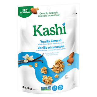 Granola croustillant Kashi®, Vanille et amandes 340g Granola croustillant Kashi®, Vanille et amandes 340g