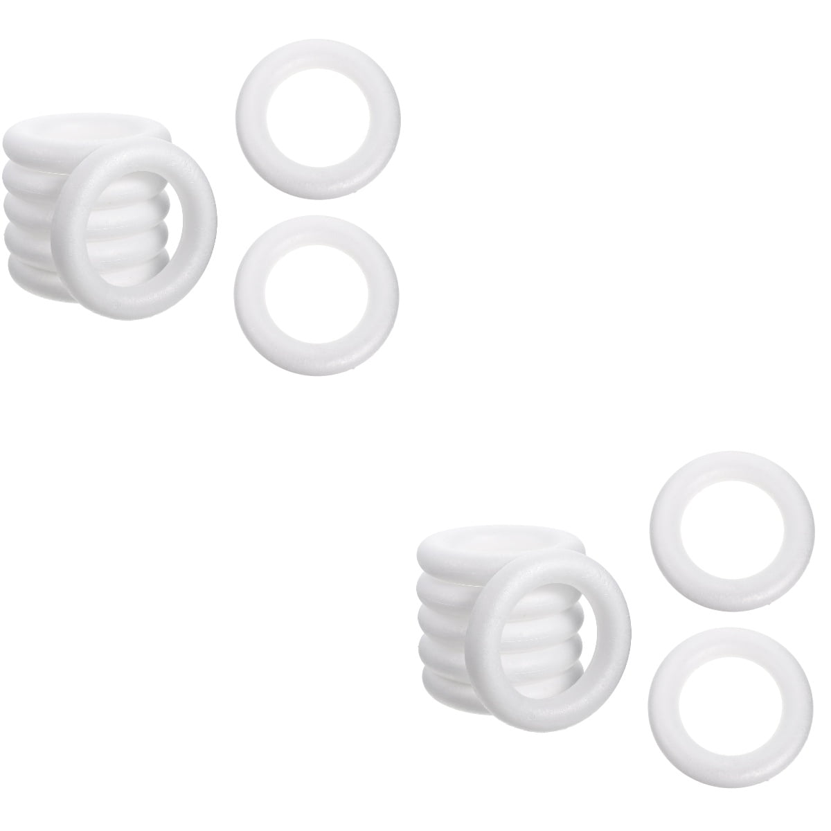 2 Count Polystyrene Wreaths Rings Foam Garland Wedding Decor Child