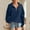 Blue, variant on Womens Quarter Zip Sweatshirt Fall Fashion Sweatshirts Oversized Tops Clothes 2025