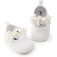 thumbnail image 3 of Infant Baby Girl Shoes Baby Mary Jane Flats Princess Wedding Dress Shoes Crib Shoe for Newborns,Infants,Babies, 3 of 6