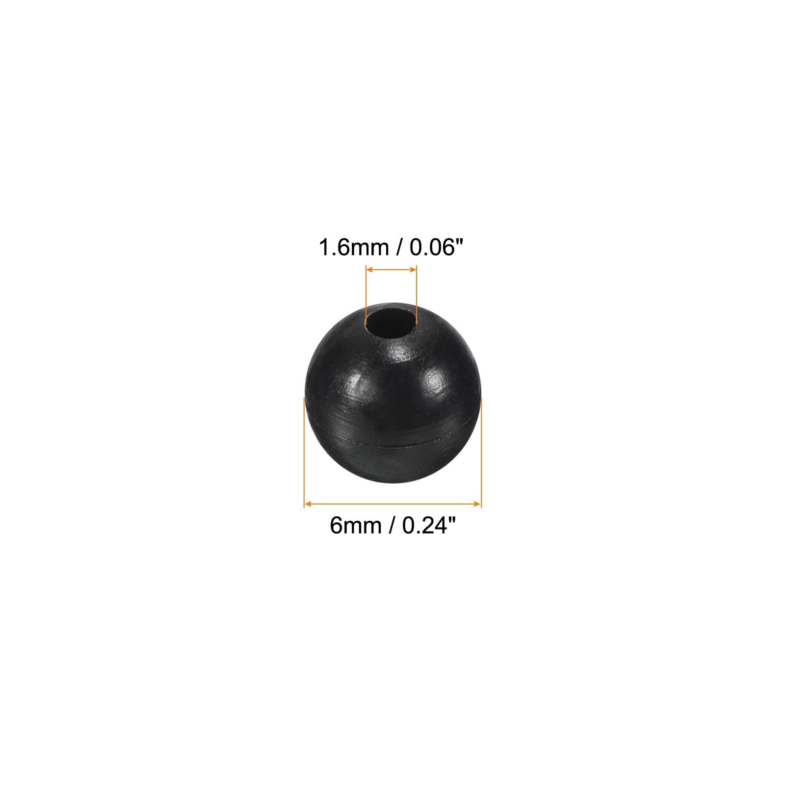 12 Bags Of 6mm Facet Round Plastic Beads - Weldon Tackle For Fishing Lures & Crafts