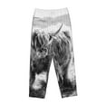thumbnail image 4 of Balery Yak print Women's Pajama Pants,Ultra Lightweight Pjs,Lounge Pant-Medium, 4 of 9