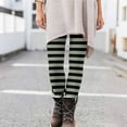 thumbnail image 6 of Women's Halloween Leggings Stretchy Stripe Printed Legging Tights High Wasit Soft Holidays Pants 2025 Trendy, 6 of 8