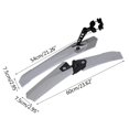 thumbnail image 3 of Portable Adjustable Bike Mud Flap Front Rear Mud Guards for Mountain Road Bikes, 3 of 17