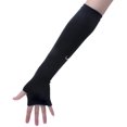 thumbnail image 3 of JISEN Gants Sans Doigts pour Femmes Punk Hiver Tricotés Extensibles Doux Réchauffe-Bras Phoenix, 3 of 4