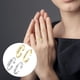 thumbnail image 4 of Anillos Giratorios Ajustables Abiertos Fidget Para Mujeres Y Hombres, Anillo Portátil Antiestrés Para La Ansiedad, Anillos De Moda Para Mujer 2 Uds Scienceny AP006162-01, 4 of 6