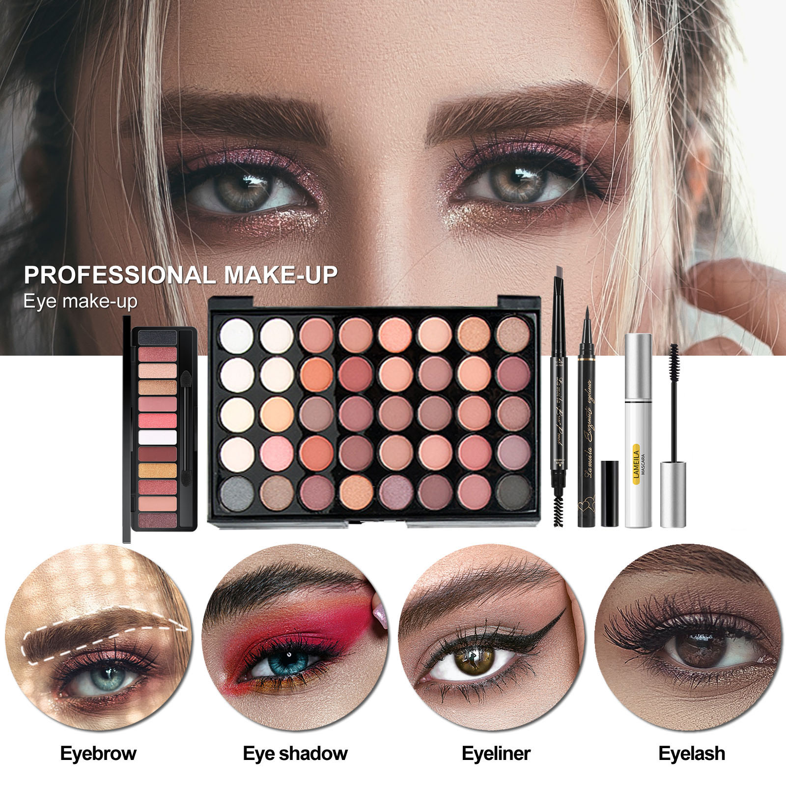 AOLIKOKO All In One Makeup Kit For Women & Girls photo 4