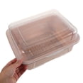 thumbnail image 3 of KAKOWELY Dish Rack With Dust Proof Feature Pink Plastic 1Set For Kitchen Accessories, 3 of 8