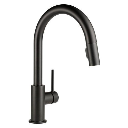 Delta 9159 Trinsic Single Handle Pull-Down Sprayer Kitchen Faucet with MagnaTite Docking by Delta Faucets